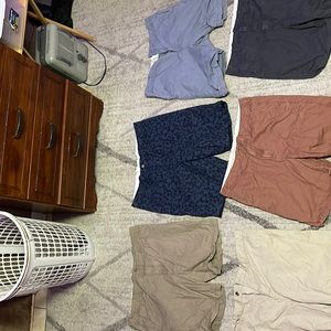 Lot of 6 Old Navy Straight and Slim Shorts